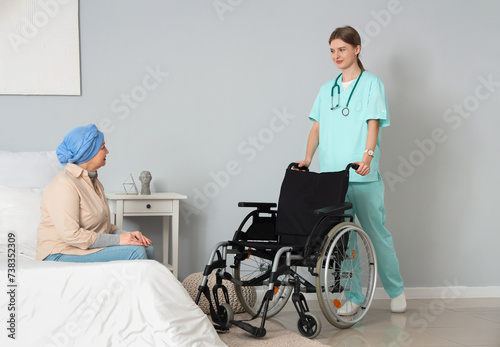 Mature woman after chemothe...