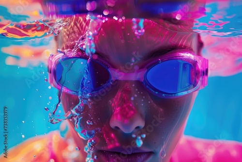Women swimming advertising ...
