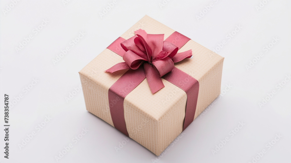 fancy decorative present on white background fancy decorative present on white background