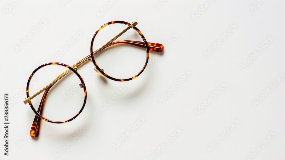 Old-fashioned glasses presented alone against a white background Old-fashioned glasses presented alone against a white background