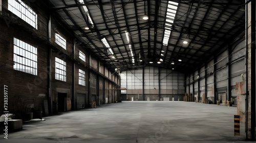 Industrial Warehouse With Grungy Aesthetic