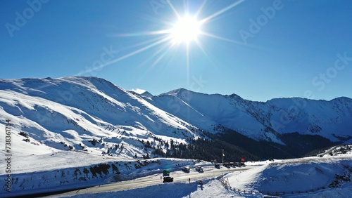 Snowy Loveland Pass