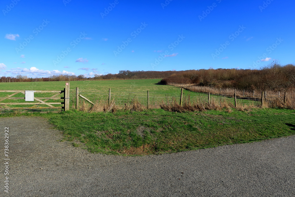 A beautiful scenic landscape in the North Kent countryside