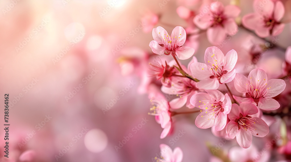 Sakura cherry blossom background