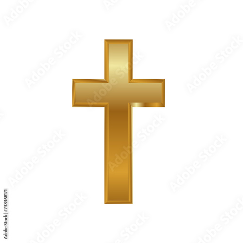 Christian cross vector image