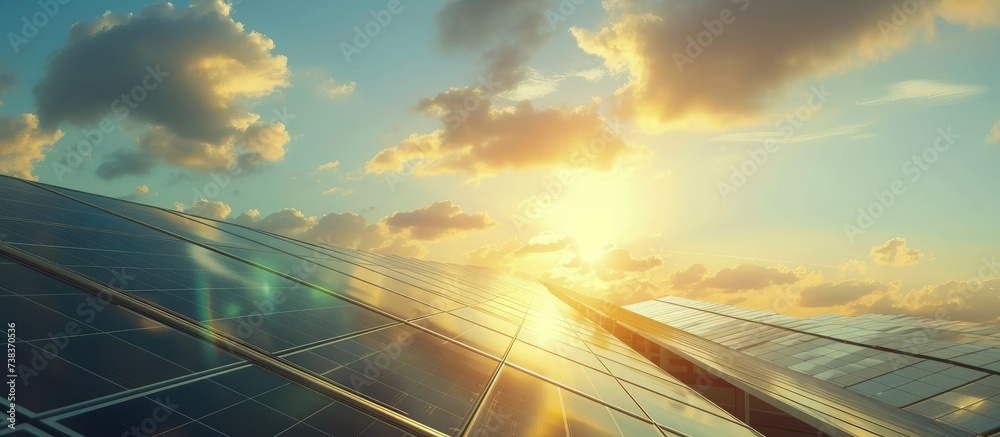 Solar panels are a sun-powered substitute for traditional power stations.