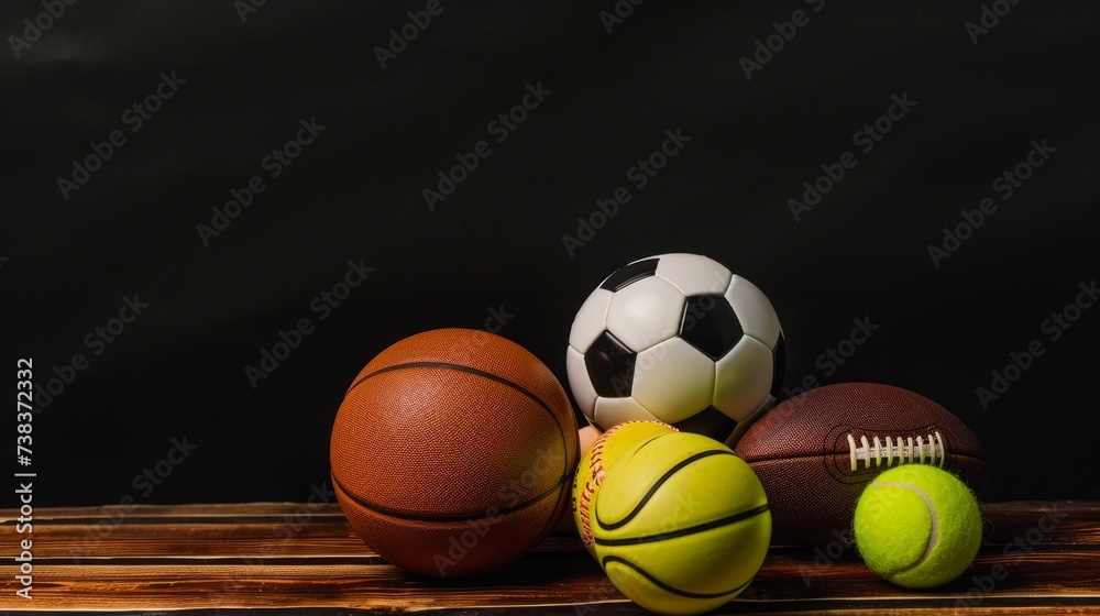 Assortment of Sports Equipment Assortment of Sports Equipment