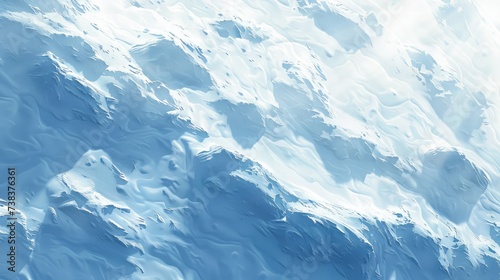 background of fresh snow