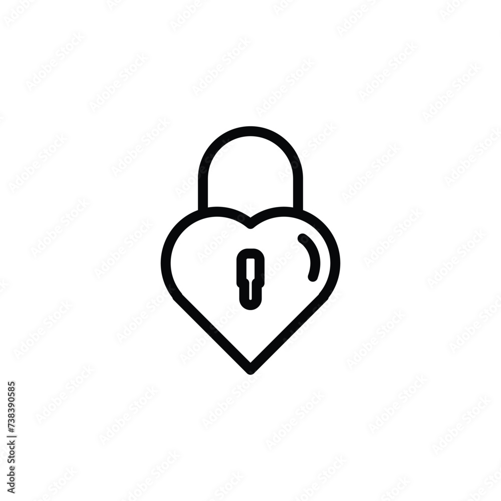 love lock icon or logo design isolated sign symbol vector illustration - high quality line style vector icon love lock icon or logo design isolated sign symbol vector illustration - high quality line style vector icon