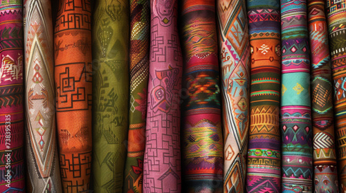  Generative AI. Peruvian pala texture wallpaper