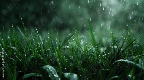  Generative AI. wet grass texture wallpaper