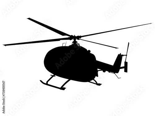 air ambulance helicopter silhouette flying vector