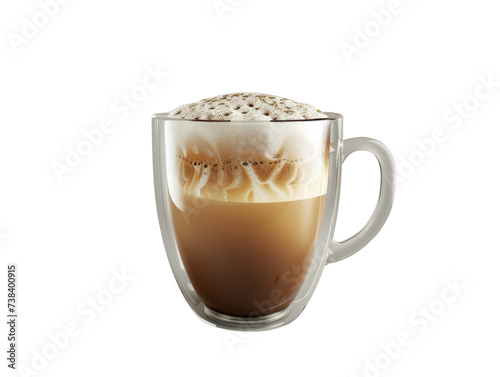 cup of coffee isolated on transparent background