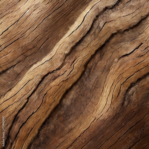 Natural Wood Grain Look For Texture Background, Cracked Bark on Tree, Nature Inspired Backdrop