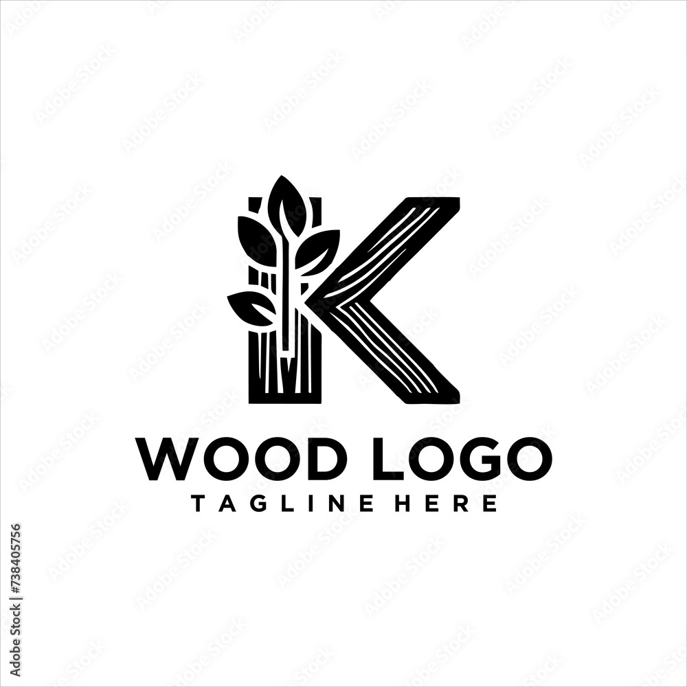 initial letters with wood grain pattern initial letters with wood grain pattern