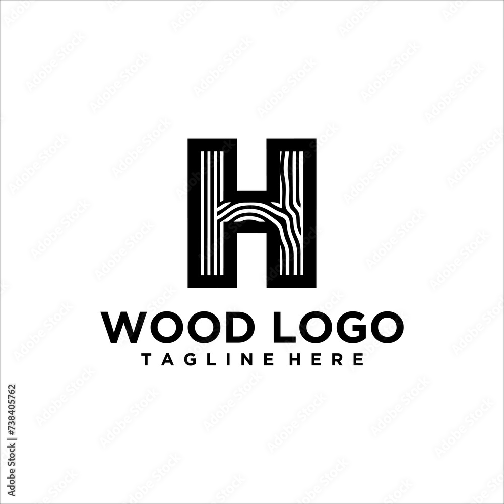 initial letters with wood grain pattern initial letters with wood grain pattern
