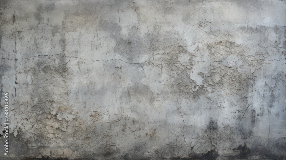 Obraz premium Concrete wall surface texture, rough surface cracks. old building background wallpaper 