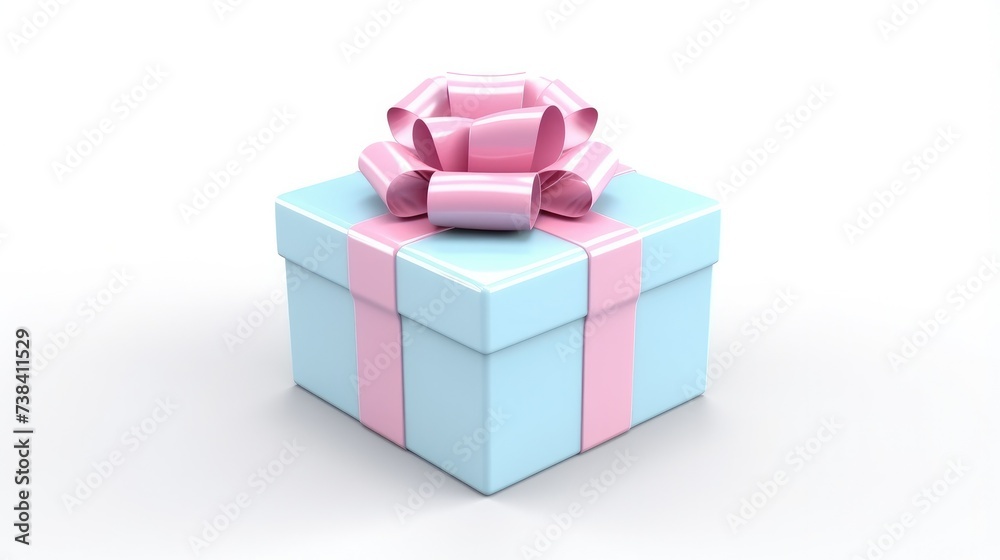 3d 3D-rendered cute gift icon isolated on a white background 3d 3D-rendered cute gift icon isolated on a white background