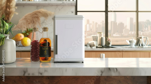 The compact size of the fridge makes it perfect for dorm rooms offices or small apartments. photo