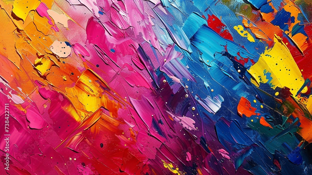Vivid Abstraction: The Artistry of Colorful Expressions