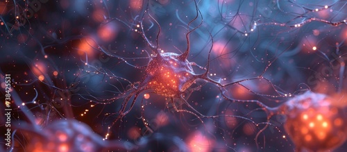 Network of neural cells - cellular units