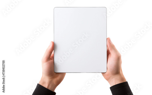 Technological Grip Tablet Isolated on Transparent Background PNG.
