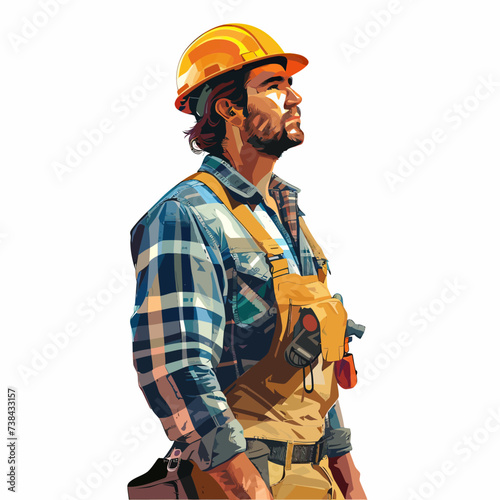 construction worker illlustration
