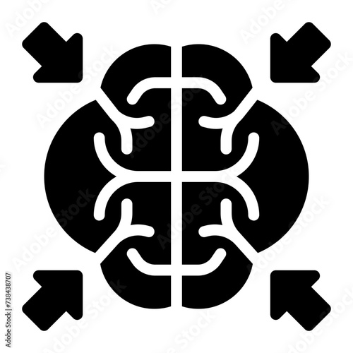 brain shrinks icon