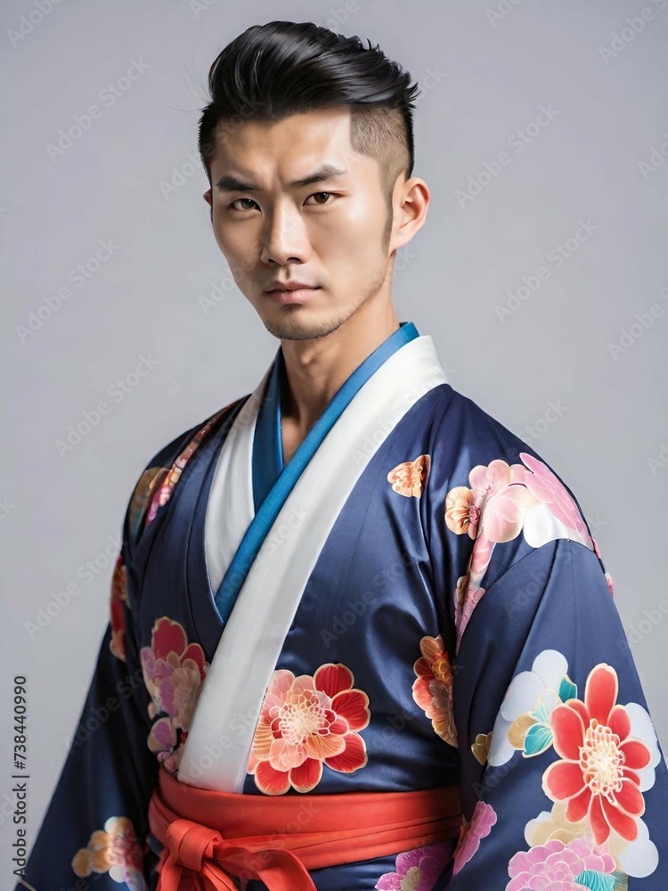 portrait of a handsome man in traditional costume portrait of a handsome man in traditional costume