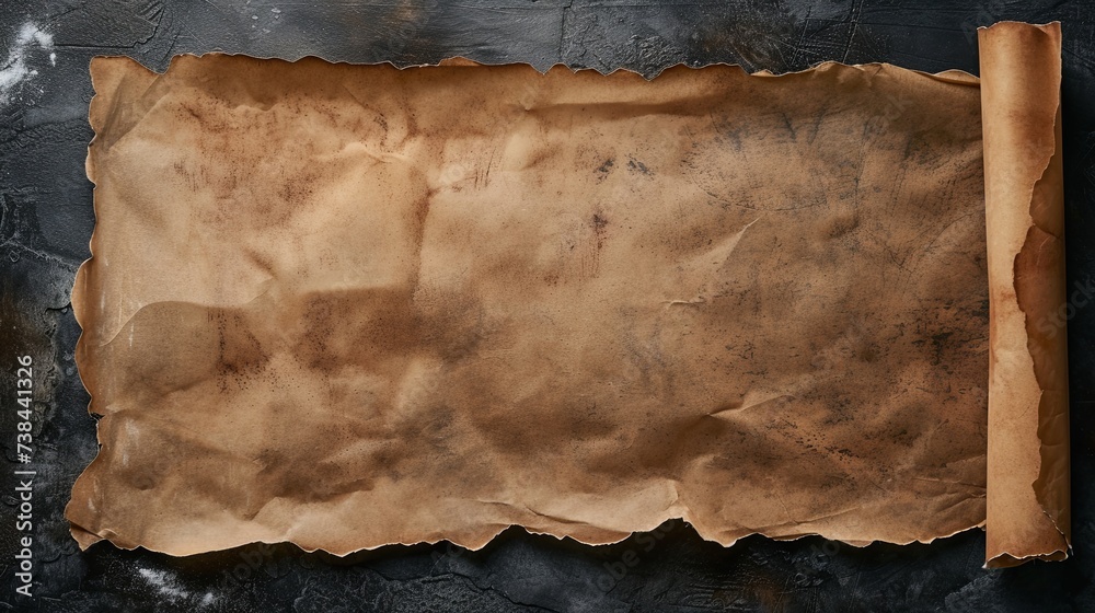 Ancient Old Scroll Papyrus Parchment Document Wallpaper Background