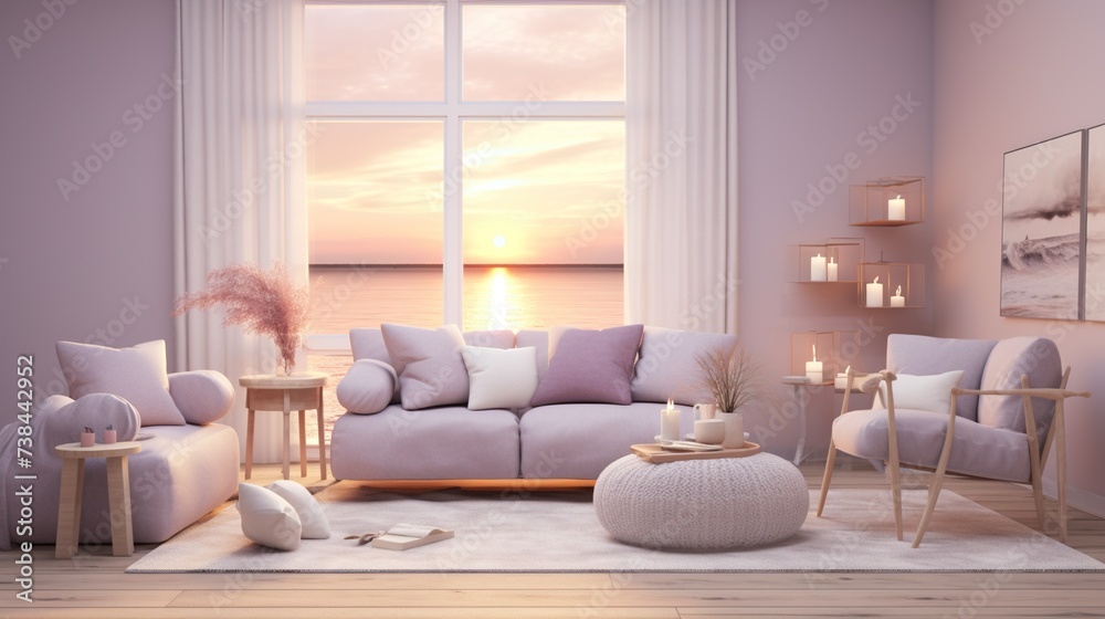 Modern elegant living room interior design inspired by scandinavian simplicity Modern elegant living room interior design inspired by scandinavian simplicity