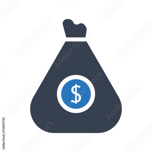 Donation money icon