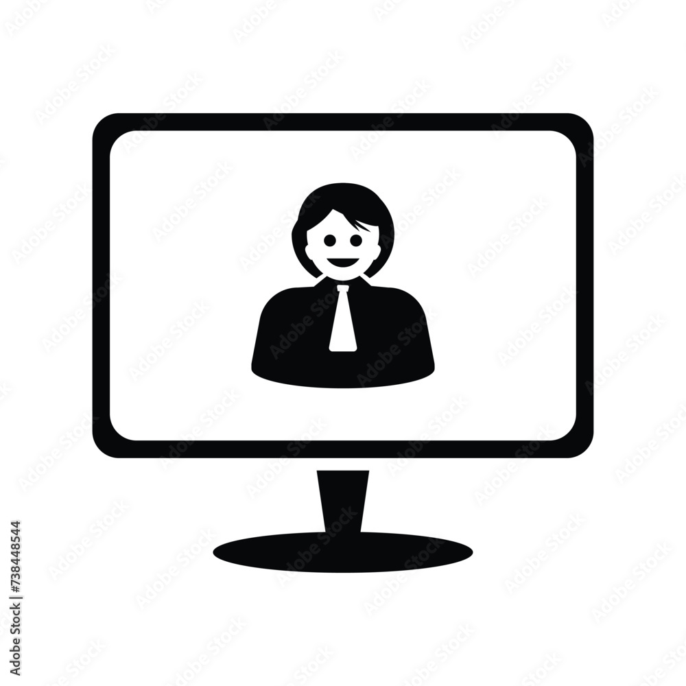 Online business icon Online business icon