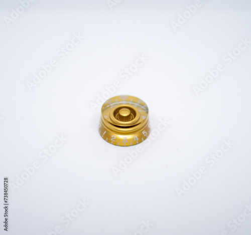 metal nuts for nuts isolated over a white background