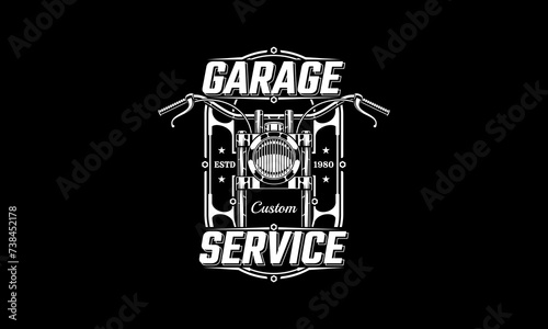 Motorcycle club emblem, motor club logo