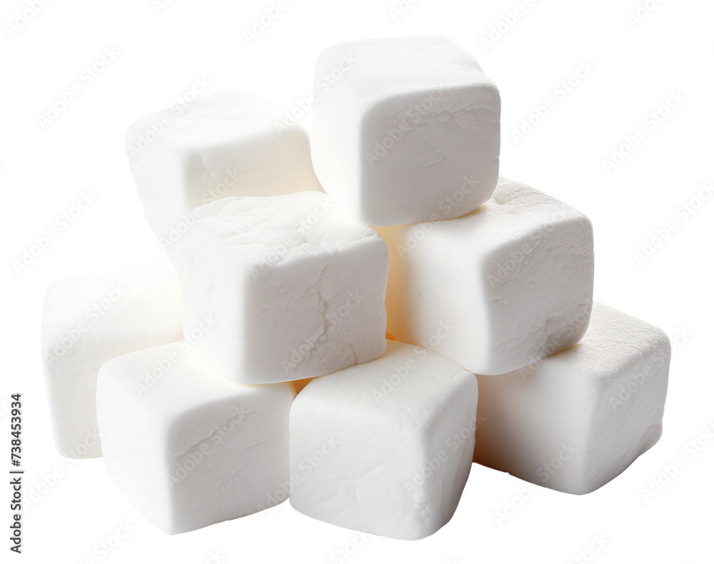 marshmallows isolated on transparent background marshmallows isolated on transparent background