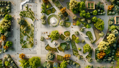 Landscape architect design plan