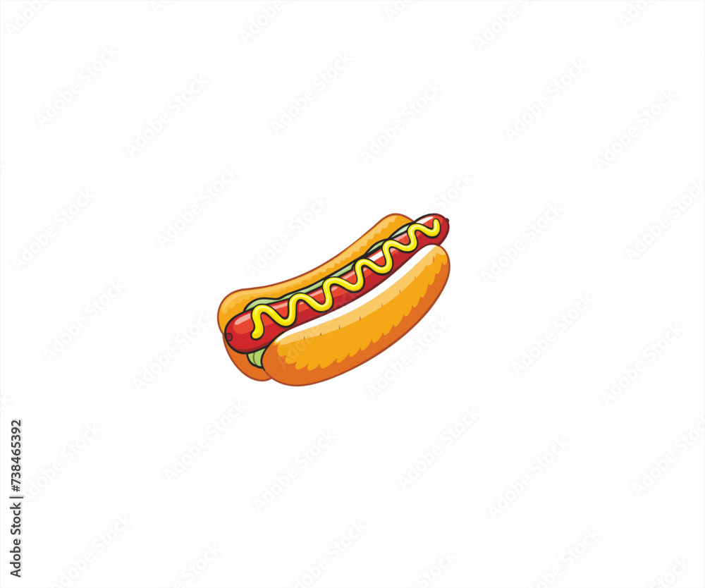 hotdog cartoon character illustration hotdog cartoon character illustration