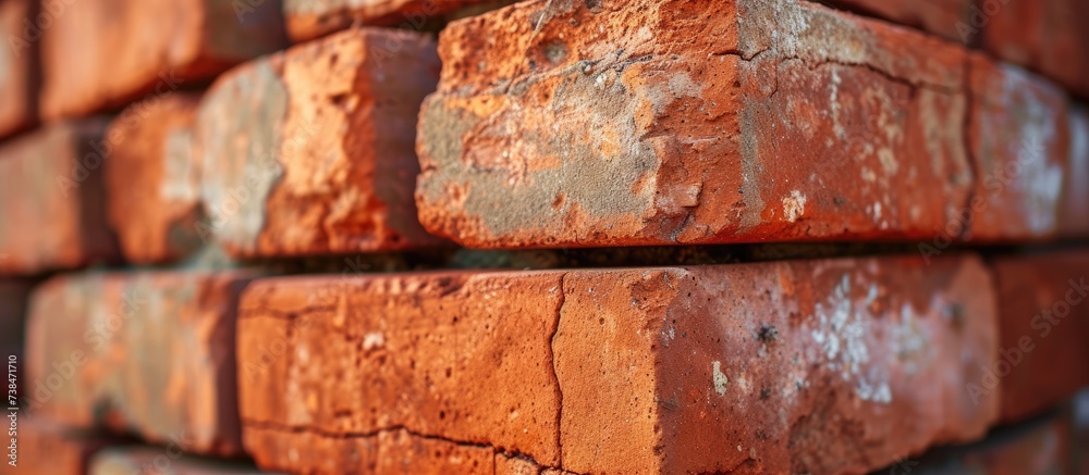 Big red bricks or mon bricks play a vital role in building homes. Big red bricks or mon bricks play a vital role in building homes.