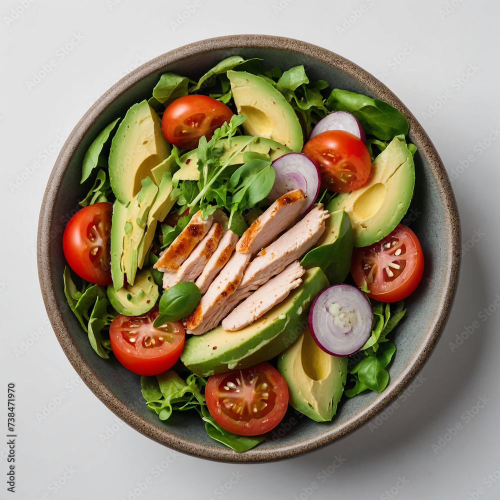 a bowl of salad photography illustration a bowl of salad photography illustration