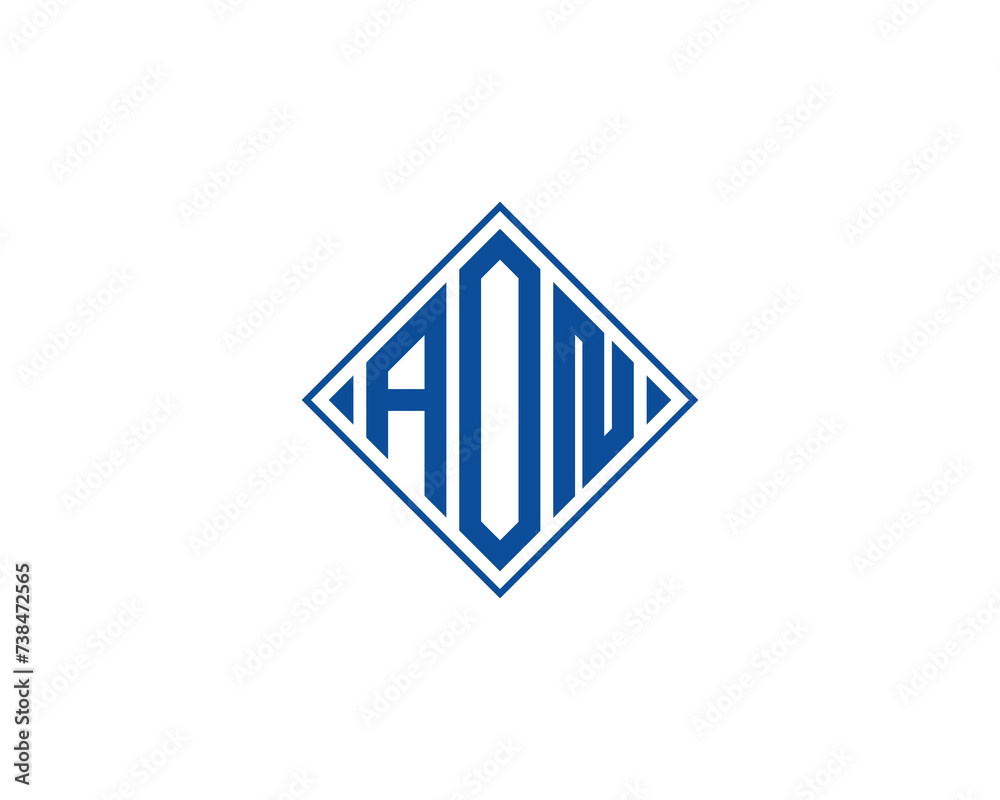 AON logo design vector template AON logo design vector template