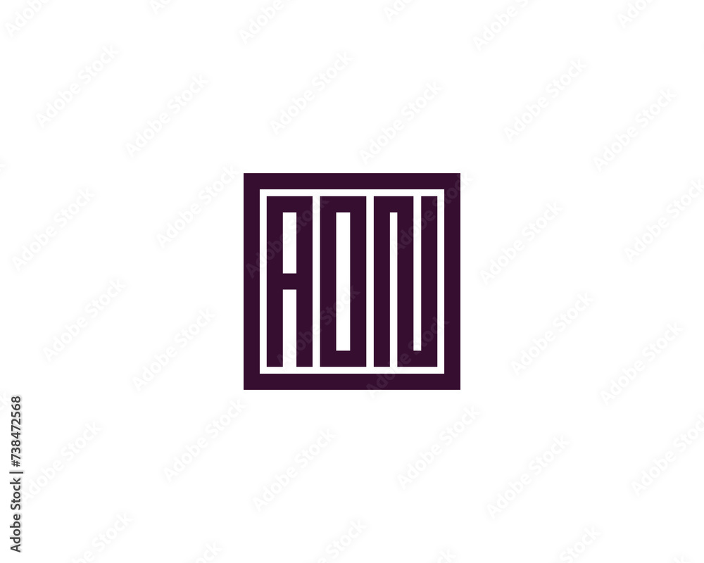 AON logo design vector template