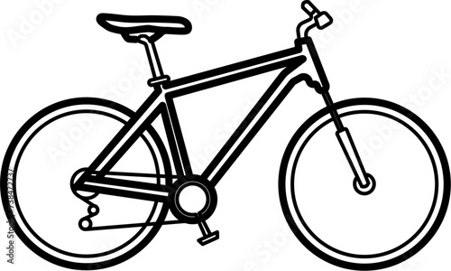 bicycle Outline Vector Illustration photo