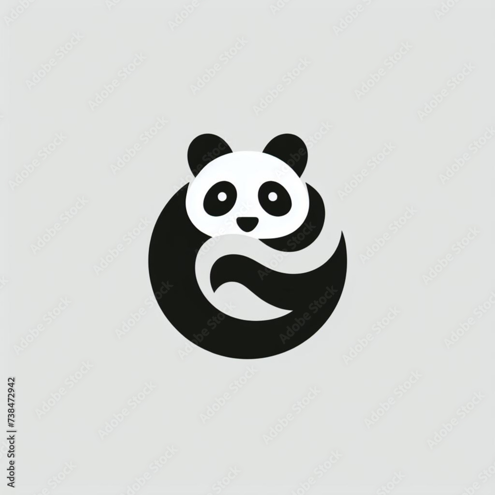 panda face vector panda face vector