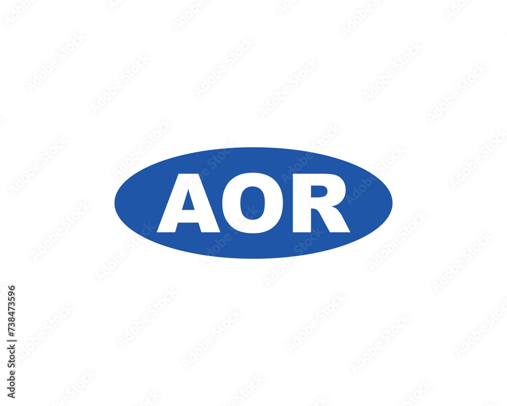 AOR logo design vector template AOR logo design vector template
