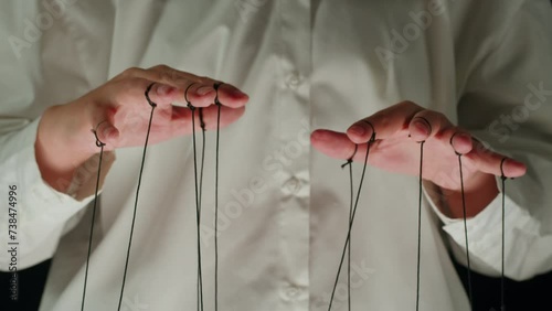 The puppeteer controls the puppets in the theater. Managing people at work, in politics and government. Action control