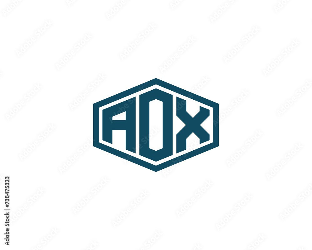 AOX logo design vector template AOX logo design vector template
