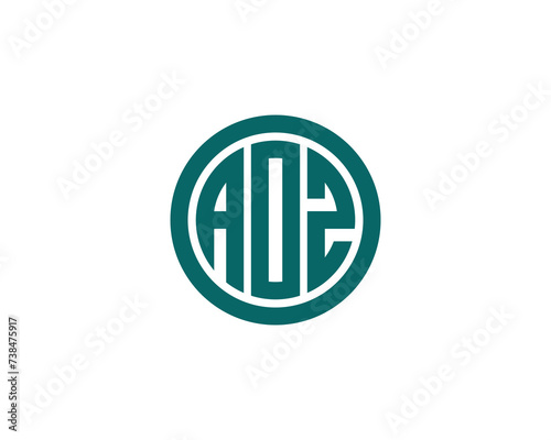 Free Download AOZ logo design vector template - GFXLoad