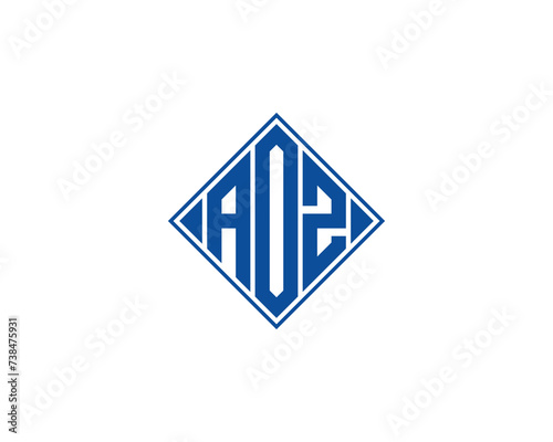 Free Download AOZ logo design vector template - GFXLoad