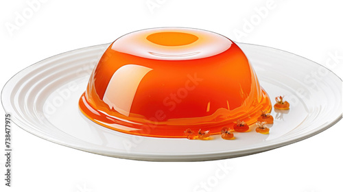 Fresh Shiny Orange jell png photo